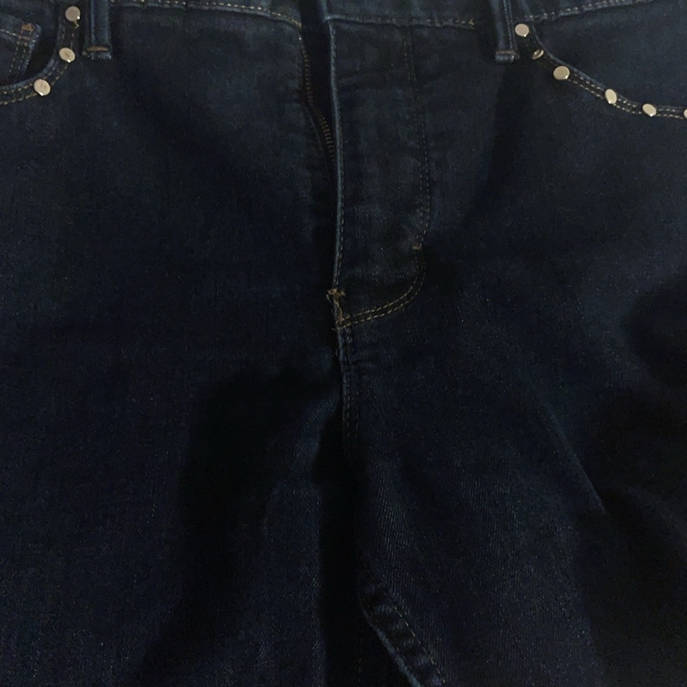 White House Black Market Jeans Studded Pants Size 8 S - Picture 4 of 12
